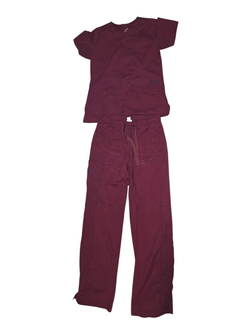 WonderWink WonderFlex Scrub Set Burgundy Size Small